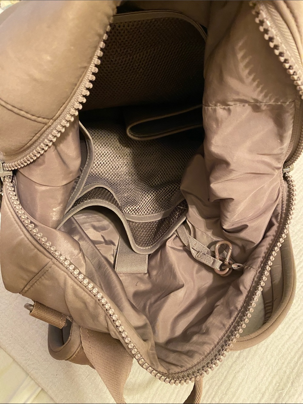 DAGNE DOVER Mauve Backpack - Soft Rose Taupe - Picture 8 of 8